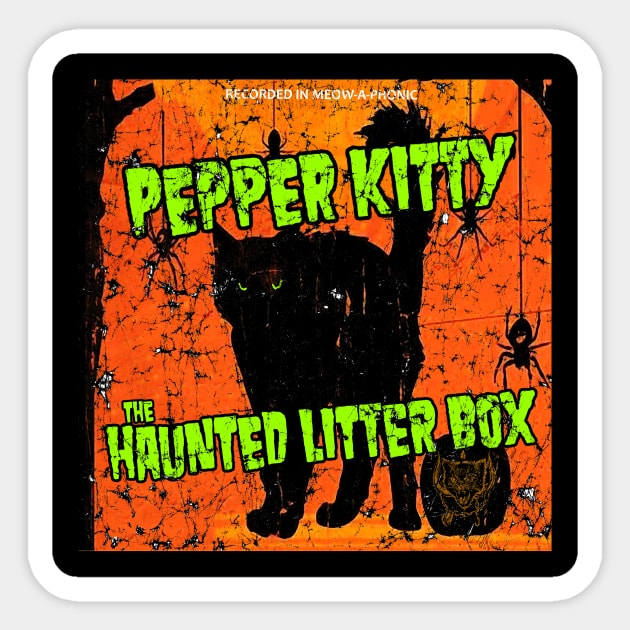 Pepper Kitty LP Cover Sticker by PepperKittyRules